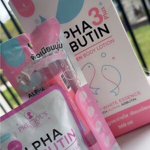 Alpha Arbutin Pink Body Lotion set